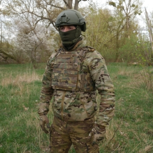 Комплект Балістичні пластини 6 класс + Плитоноска Kiborg GU gen.2 Multicam