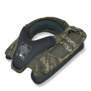 Захист шиї mod. 1Kiborg Піксель з балістичним пакетом Militex (1 клас захисту)