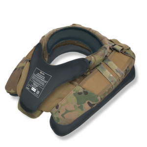 Захист шиї mod. 1 Kiborg Мультикам з балістичним пакетом Militex (1 клас захисту)