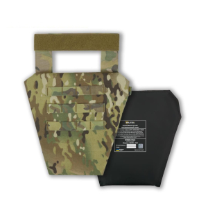 Захист паху Kiborg (напашник-фартух) Мультикам з балістичним пакетом Militex (1 клас захисту)