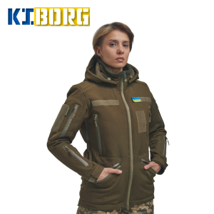 Жіноча зимова куртка FS 2в1 з відстібним утеплювачем Хакі