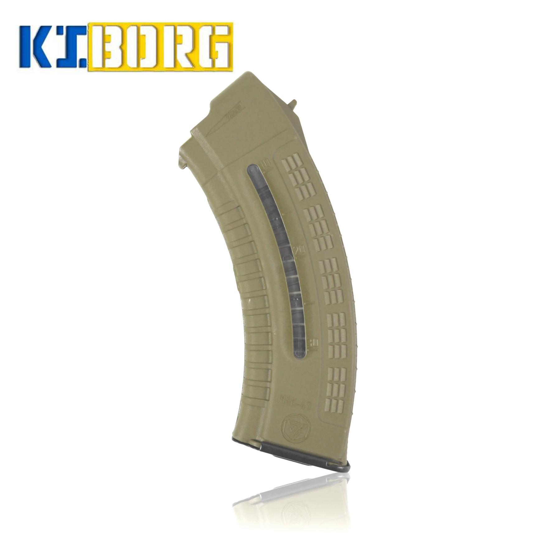 Магазин 7.62х39 з вікном для контролю кількості заряду патронів койот