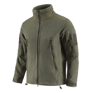 Чоловіча флісова кофта ESDY Олива без капюшона