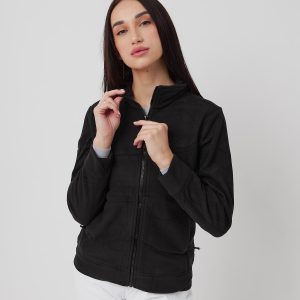 Жіноча флісова кофта Polar High Experience, Black (чорна)