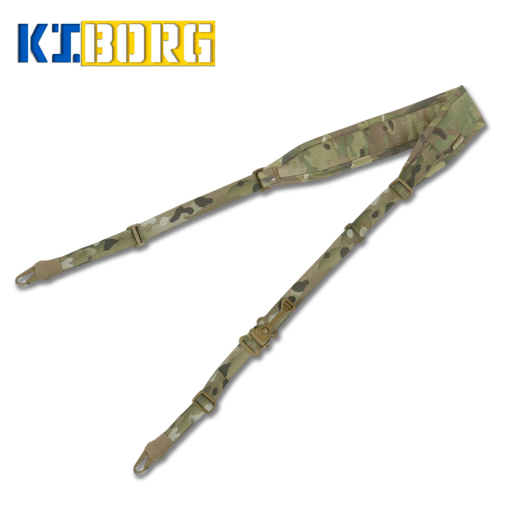 Двоточковий збройовий ремінь зі швидким регулюванням Multicam USA з металевими карабінами (2шт)