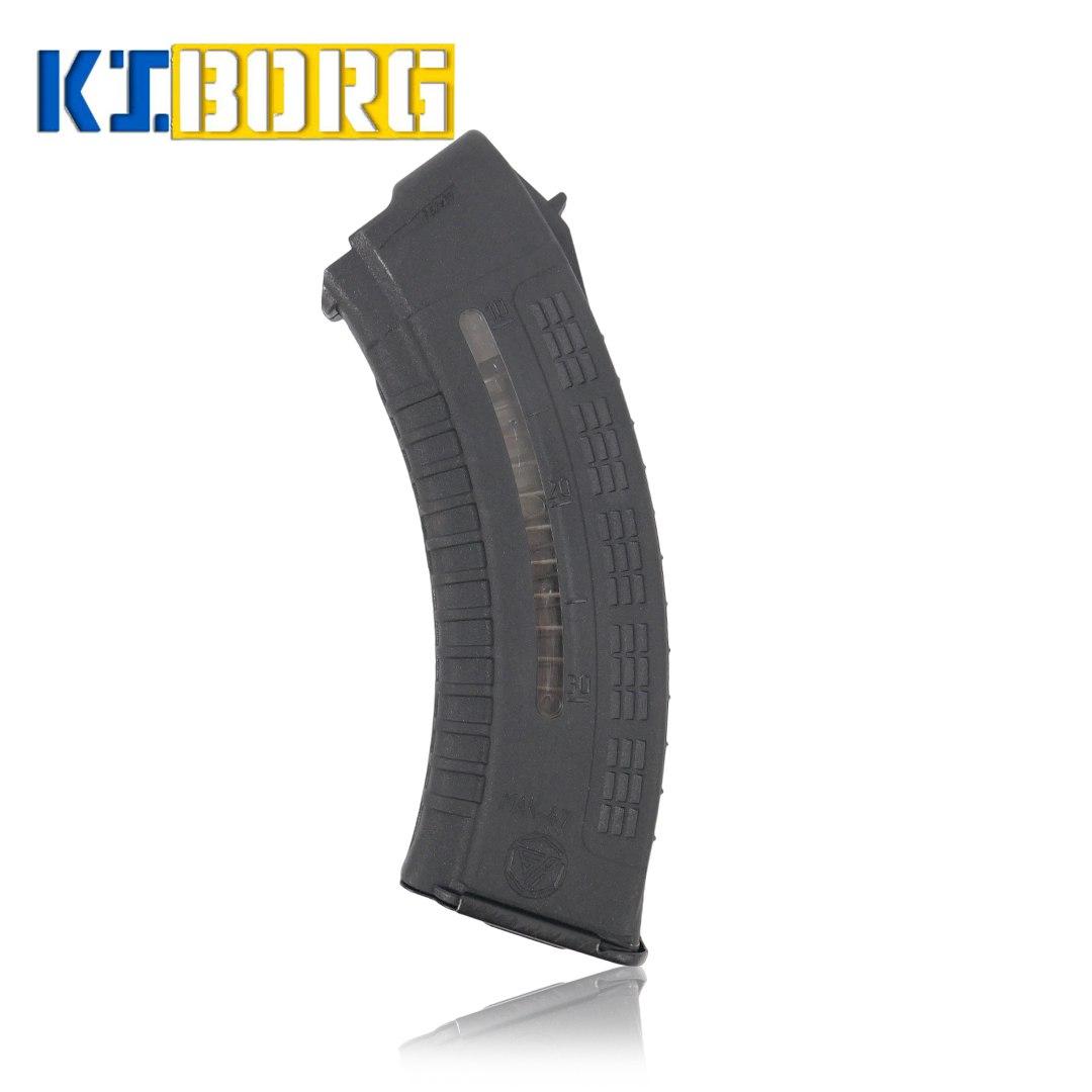 Магазин 7.62х39 з вікном для контролю кількості заряду патронів чорний