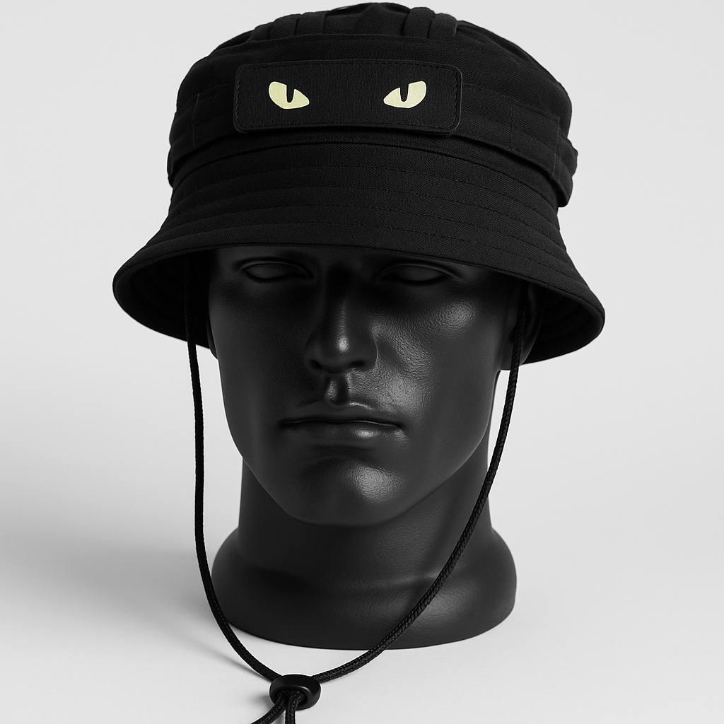 Панама Soft Shell зимова на флісі, Чорна