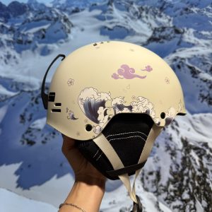 Шолом гірськолижний High Experience Beige waves