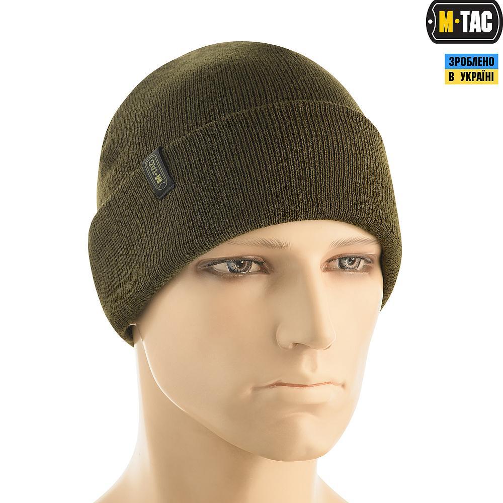 M-Tac шапка тонка вязка 100 акрил Dark Olive