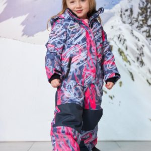 Дитячий комбінезон Disumer Рожево - сірий