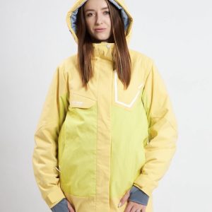 Сноубордична куртка High Experience лимонна