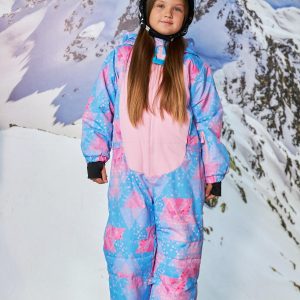 Дитячий комбінезон PHIBEE Єдиноріг блакитний