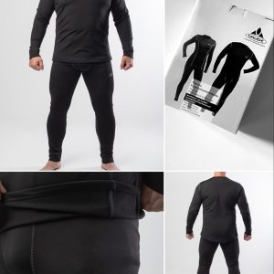 Чоловіча термобілизна Vaude, чорна Level I