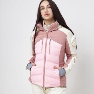 Жіноча гірськолижна куртка WHSRoma рожево - ванільна