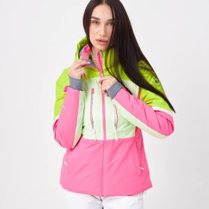Гірськолижна куртка High Experience pink-green