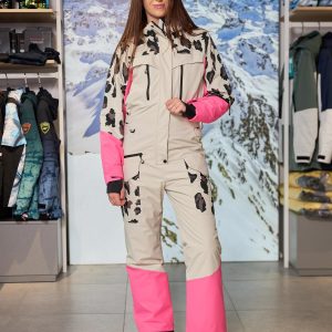 Гірськолижний комбінезон High Experience Pink leopard