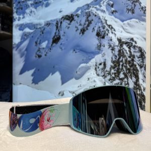 Гірськолижна маска High Experience пончик, блакитна лінза