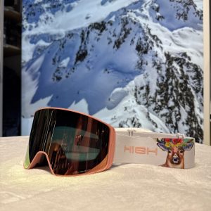 Гірськолижна маска High Experience олень, помаранчева лінза