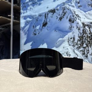 Гірськолижна маска High Experience чорна, чорна лінза